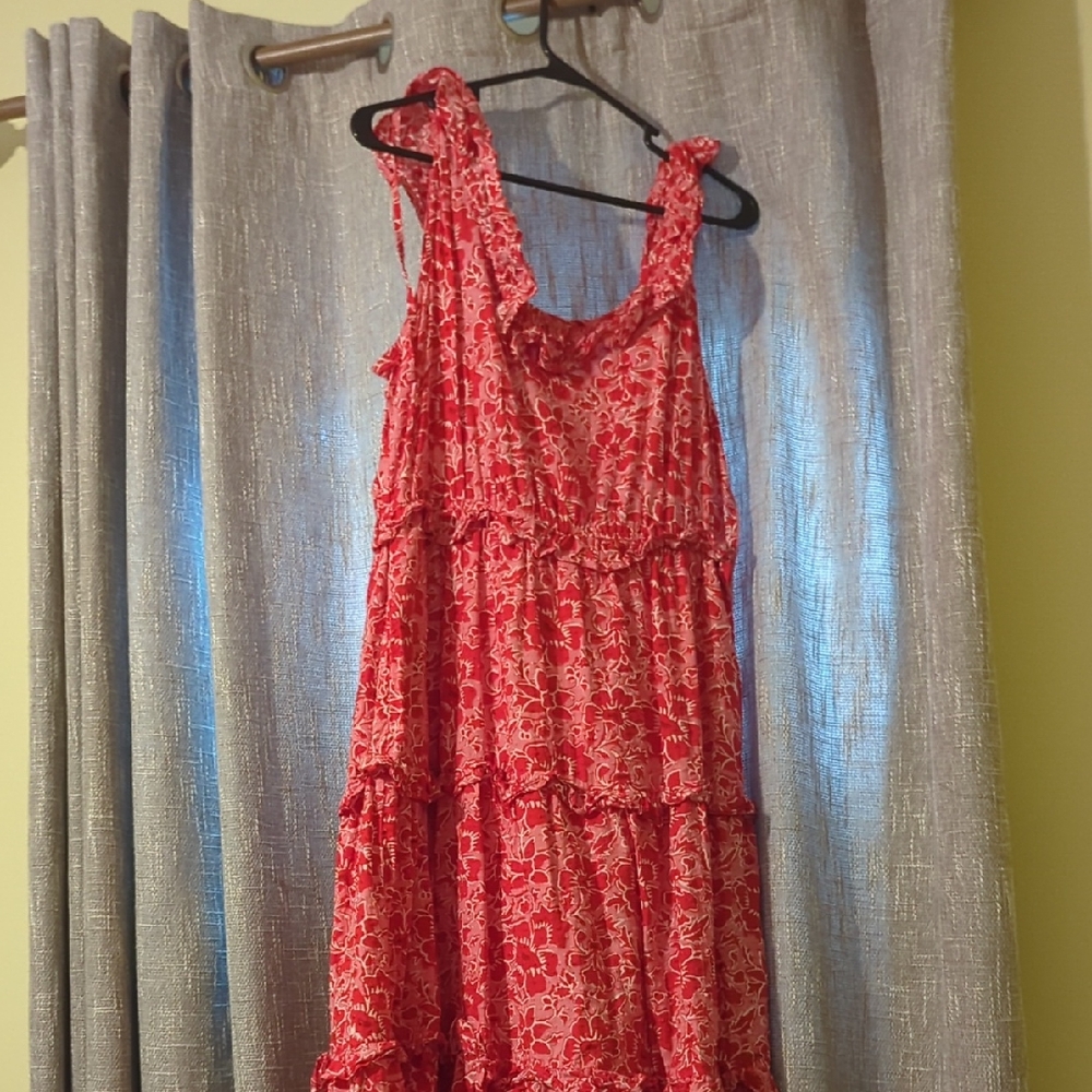 JCrew Tiered Midi Dress